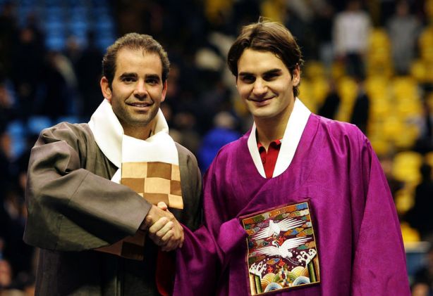 Pete Sampras y Roger Federer.